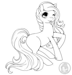 doodle_doo_lineart_by_yampuff-d5fyt97 pony lineart by yampuff