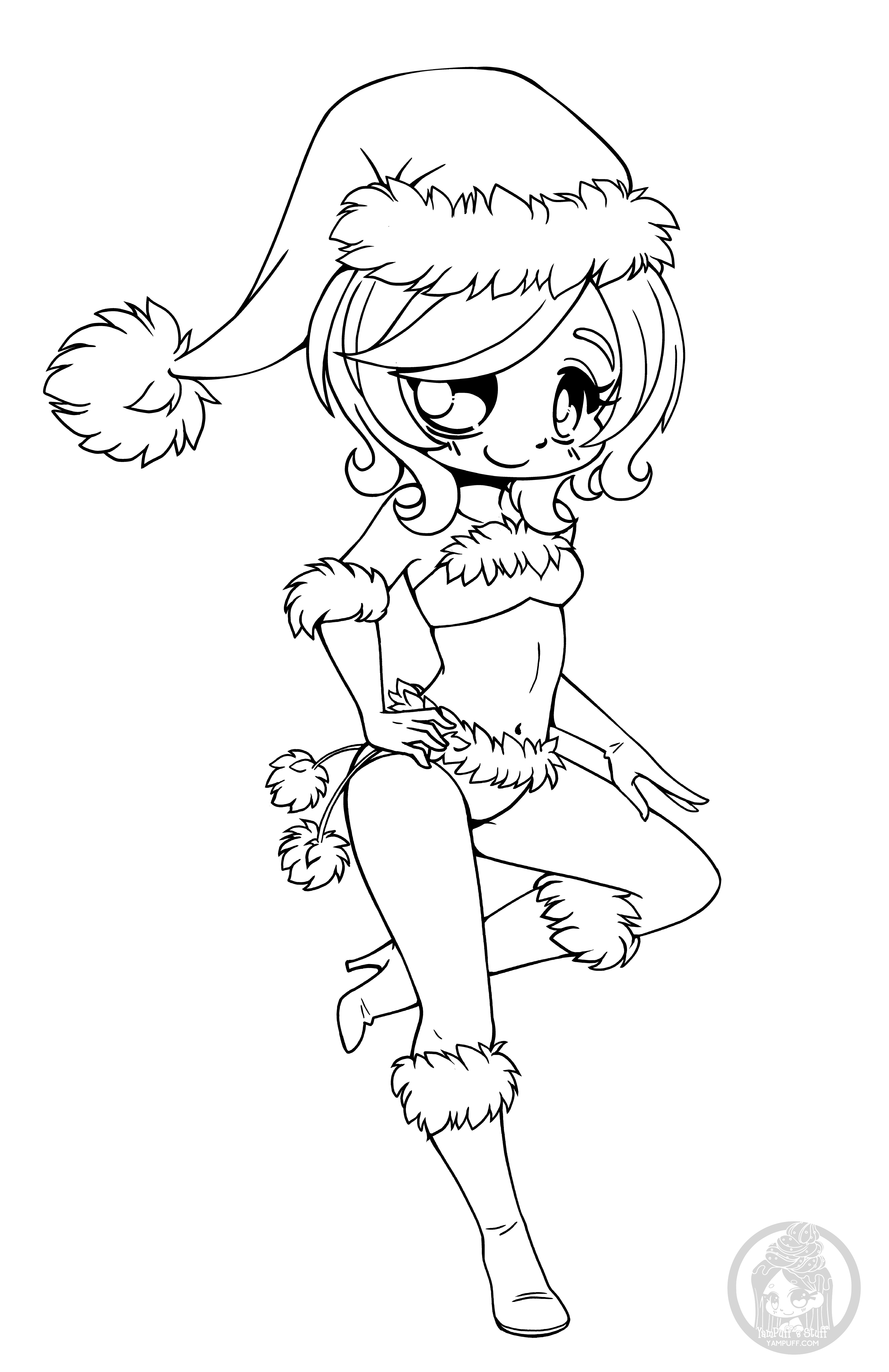 Chibis - Free Chibi Coloring Pages • YamPuff's Stuff