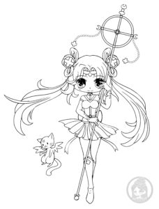 Sailor Irumei chibi lineart by YamPuff Sailor Irumei chibi lineart by YamPuff