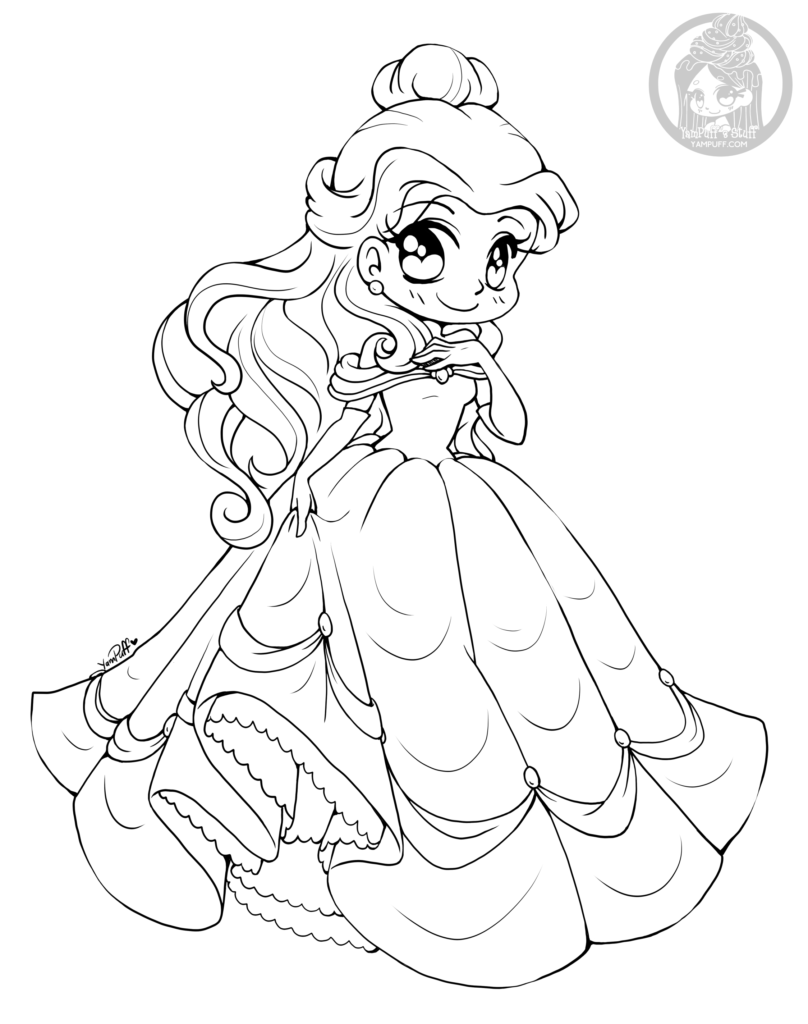 Coloriage De La Princesse Jasmine