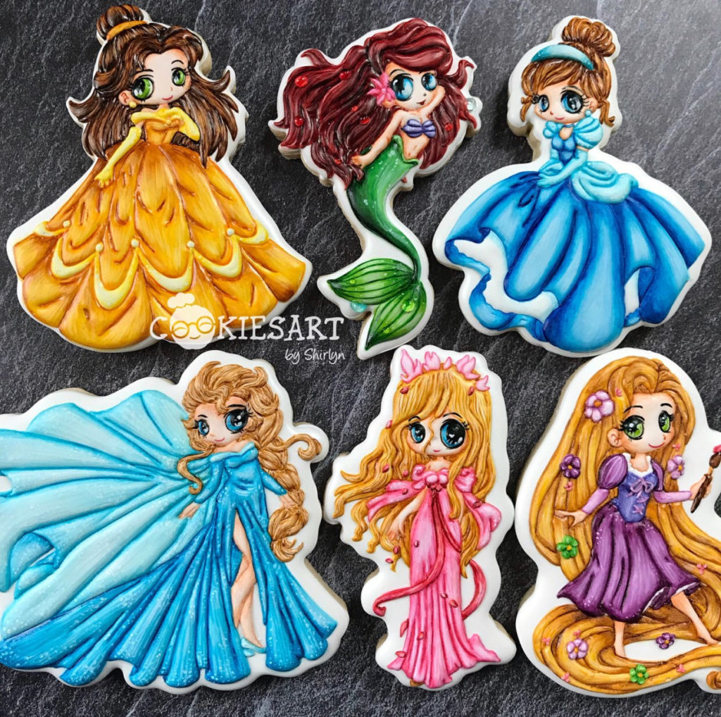 Princess Chibi Cookies