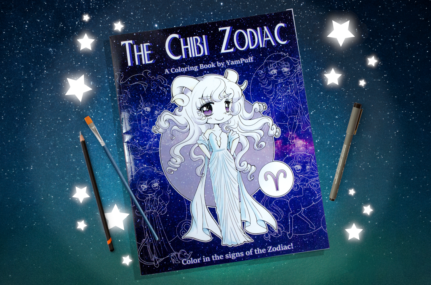 New Coloring Book: The Chibi Zodiac
