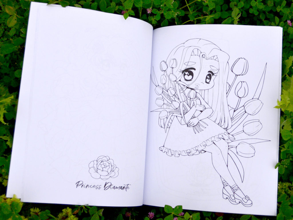 Flowery Coloring Book by YamPuff