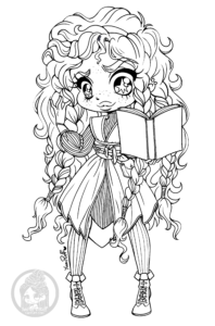 DTIYS Witch Coloring Page by YamPuff