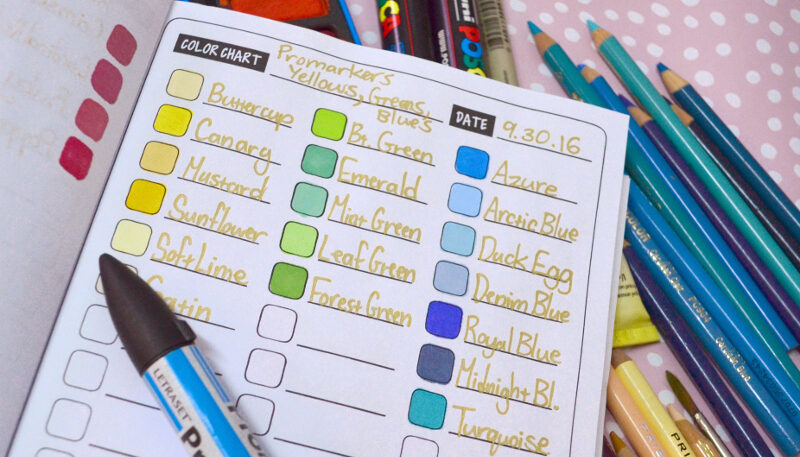 Color Charts by YamPuff