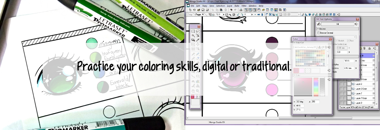 Color Charts: A Digital Collection of Color Charts and Practice Pages for Colorists and Artists - Image 5