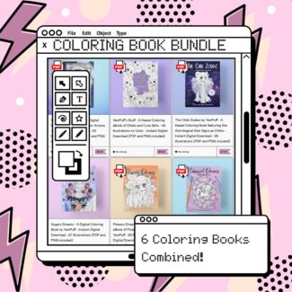 YamPuff Coloring Book Bundle
