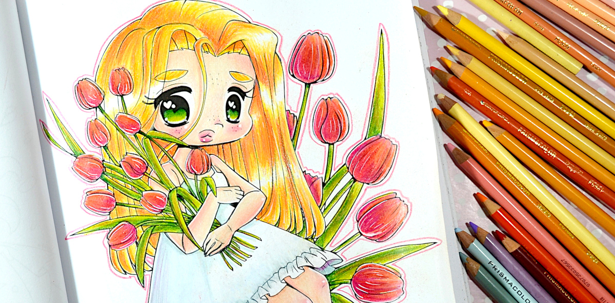 Flowery Dreams - Digital Coloring Book - 26 Illustrations (PDF and PNG included) - Image 3